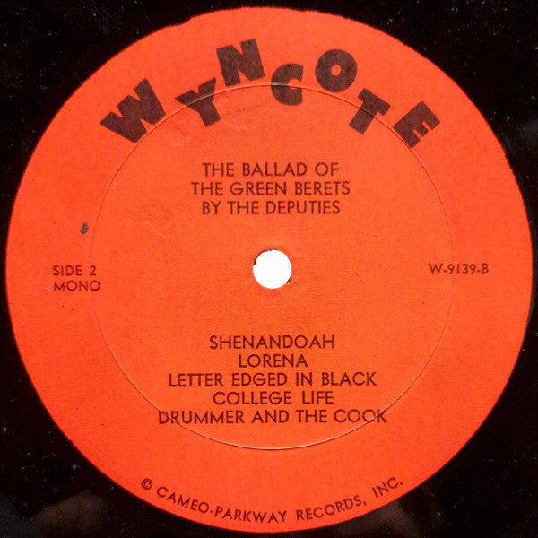 The Deputies : The Ballad Of The Green Berets (LP, Mono)