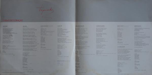 Toquinho : Coisas Do Coração (LP, Album)