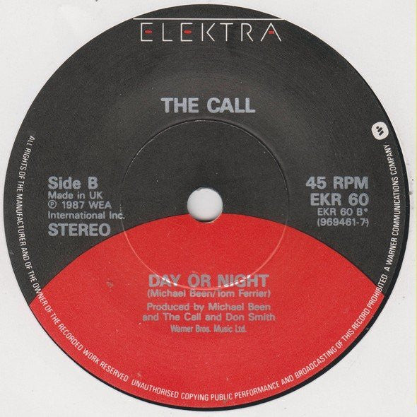 The Call : I Don't Wanna (7", Single)