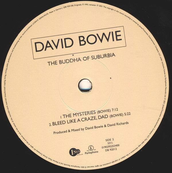 David Bowie : The Buddha Of Suburbia (2xLP, Album, RE, RM)