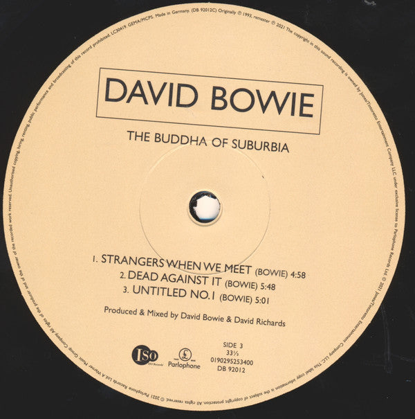 David Bowie : The Buddha Of Suburbia (2xLP, Album, RE, RM)