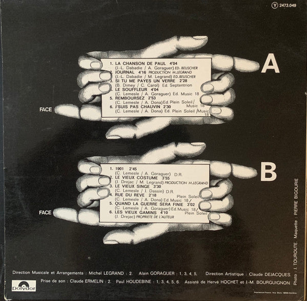 Serge Reggiani : Serge Reggiani (LP, RE, Gat)
