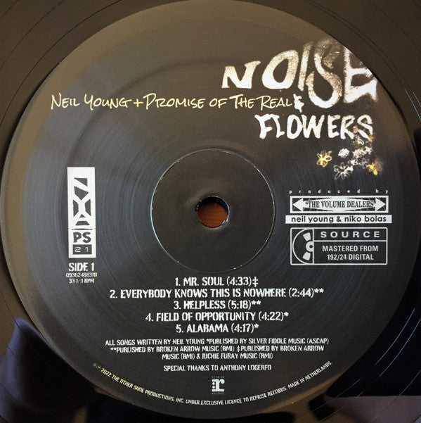 Neil Young + Promise Of The Real : Noise & Flowers (2xLP, Album, Dut)