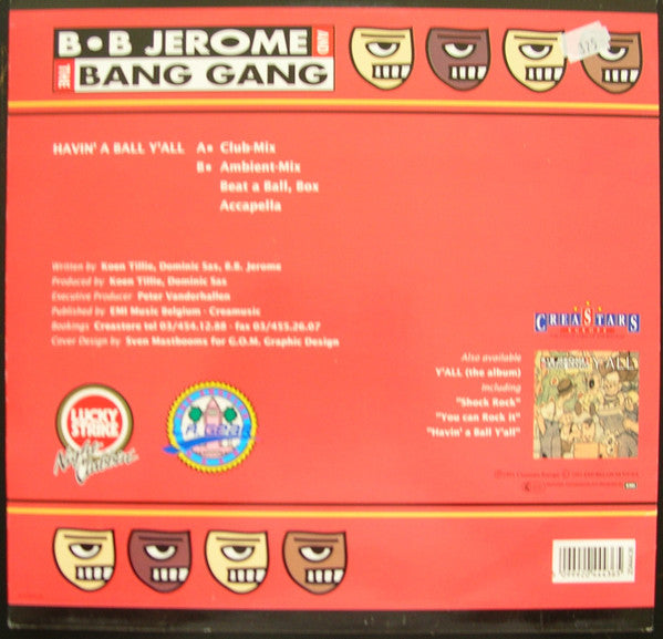 B.B. Jerome & The Bang Gang : Havin' A Ball Y'All (12")
