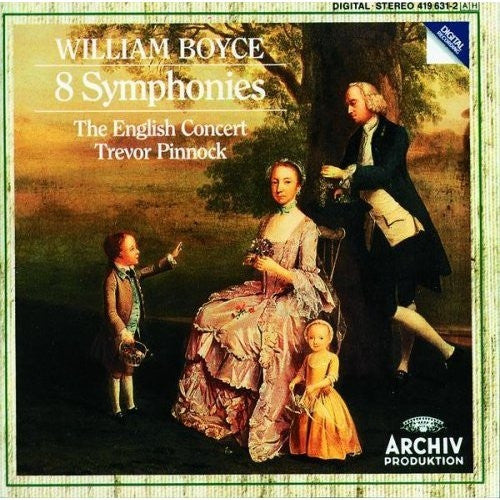 William Boyce – The English Concert, Trevor Pinnock : 8 Symphonies (CD, Album)