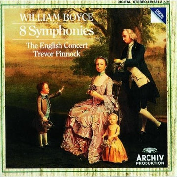 William Boyce – The English Concert, Trevor Pinnock : 8 Symphonies (CD, Album)