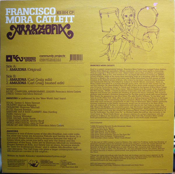 Francisco Mora Catlett : Amazona (12")