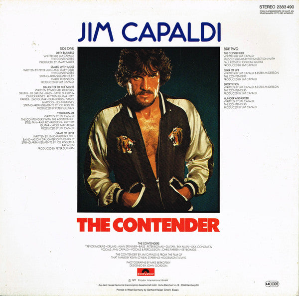 Jim Capaldi : The Contender (LP, Album)