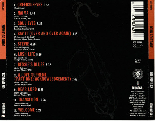 John Coltrane : On Impulse (CD, Comp)