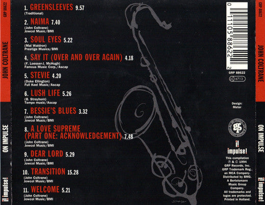 John Coltrane : On Impulse (CD, Comp)