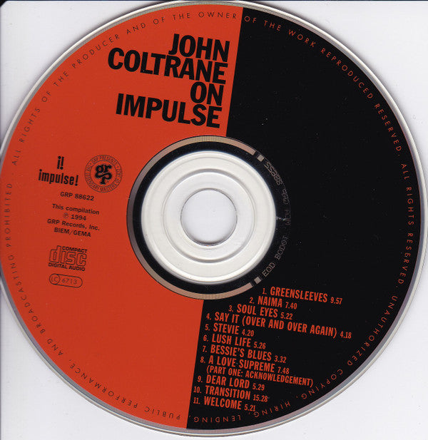 John Coltrane : On Impulse (CD, Comp)