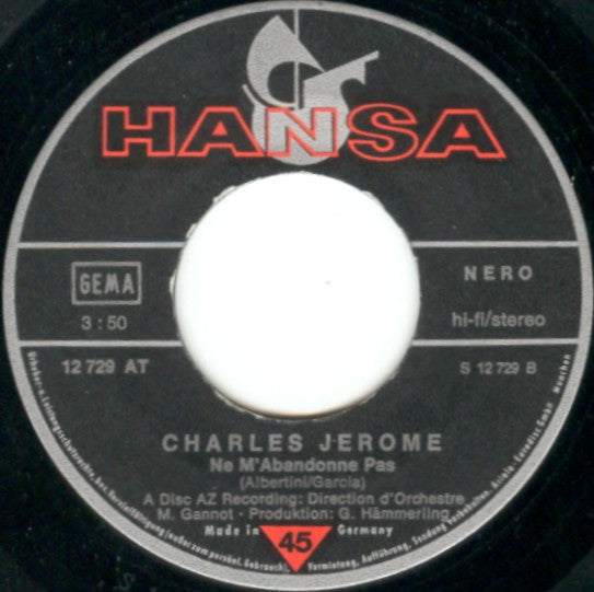 C. Jérôme : Manhattan (7", Single)