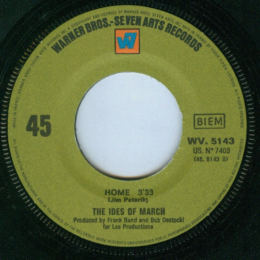 The Ides Of March : Superman  (7", Single)