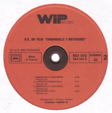 Francis Lai : Emmanuelle 2 (LP, Album)