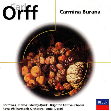 Carl Orff, Norma Burrowes, Louis Devos, John Shirley-Quirk, Brighton Festival Chorus, Royal Philharmonic Orchestra, Antal Dorati : Carmina Burana (CD, Album, RE, RP)