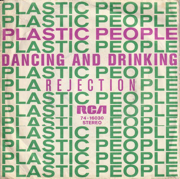 Plastic People (3) : Dancing And Drinking (7", Single)