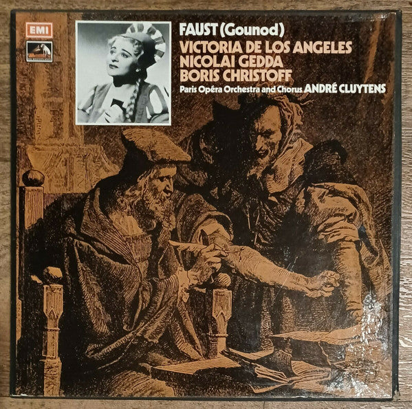 Charles Gounod - Victoria De Los Angeles, Nicolai Gedda, Boris Christoff, Orchestre National De L'Opéra De Paris & Choeur National De L'Opéra De Paris, André Cluytens : Faust (4xLP, Album + Box, RE)