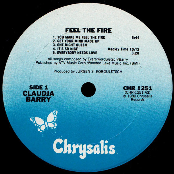 Claudja Barry : Feel The Fire (LP, Album)