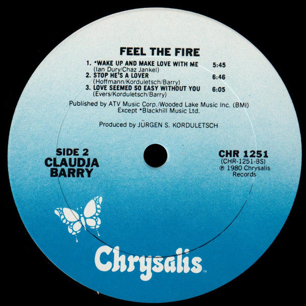 Claudja Barry : Feel The Fire (LP, Album)