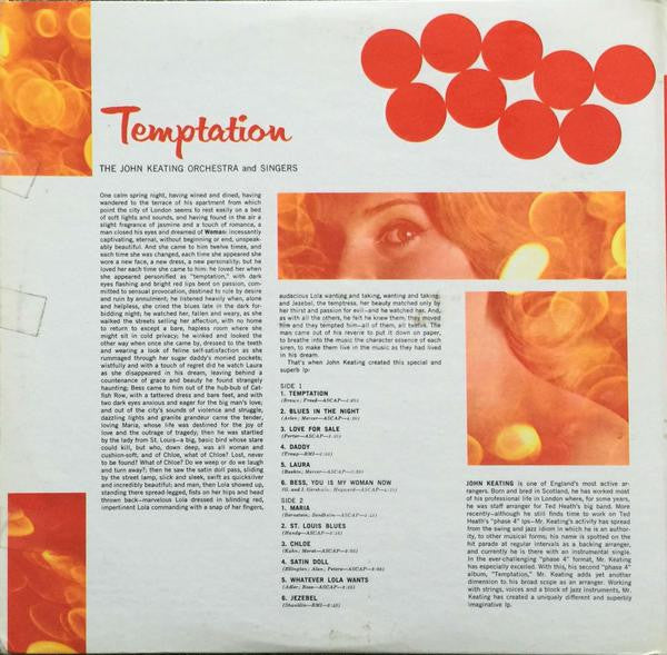 The John Keating Orchestra : Temptation (LP)