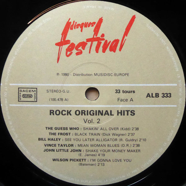 Various : Rock & Roll (Rock Original Hits Vol.2) (2xLP, Album, Comp, Gat)