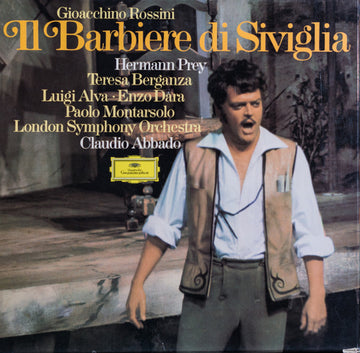 Gioacchino Rossini - Hermann Prey · Teresa Berganza · Luigi Alva · Enzo Dara · Paolo Montarsolo - London Symphony Orchestra - Claudio Abbado : Il Barbiere Di Siviglia (Box + 3xLP)