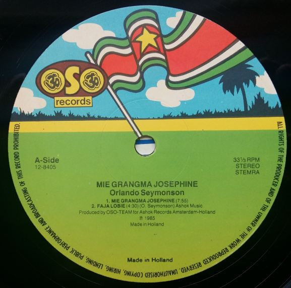 Orlando Seymonson : Mie Grangma Josephine (12")