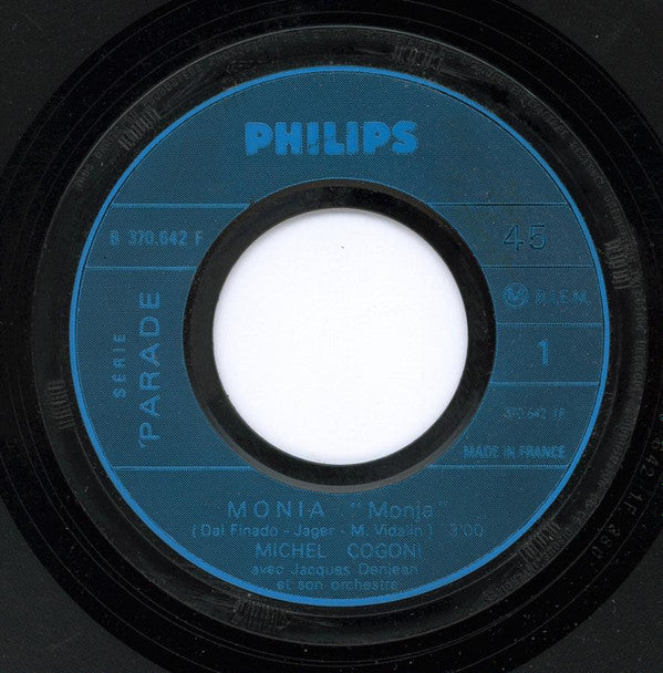 Michel Cogoni : Monia (7", Single)