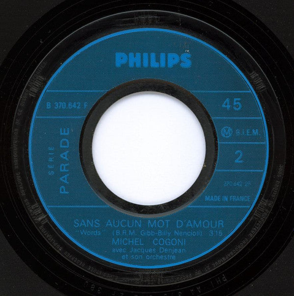 Michel Cogoni : Monia (7", Single)