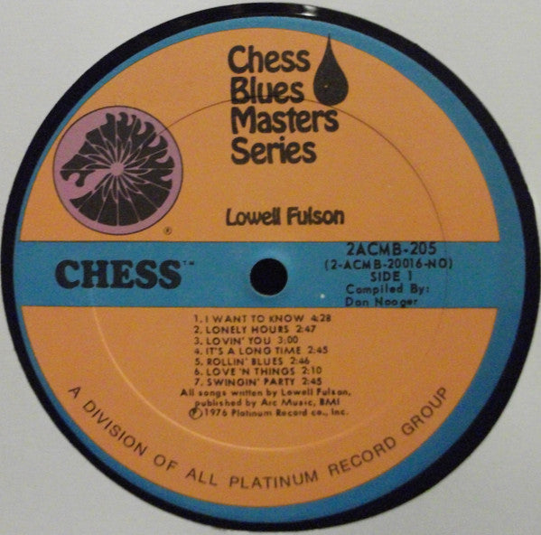 Lowell Fulson : Lowell Fulson (2xLP, Comp, Gat)