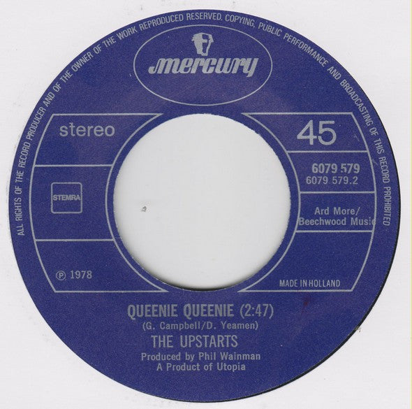 The Upstarts (5) : Beggin' (7", Single)