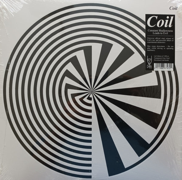 Coil : Constant Shallowness Leads To Evil (2xLP, Album, Ltd, RE, RM, Cle)