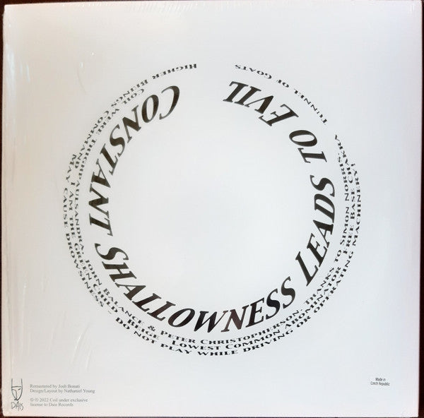 Coil : Constant Shallowness Leads To Evil (2xLP, Album, Ltd, RE, RM, Cle)