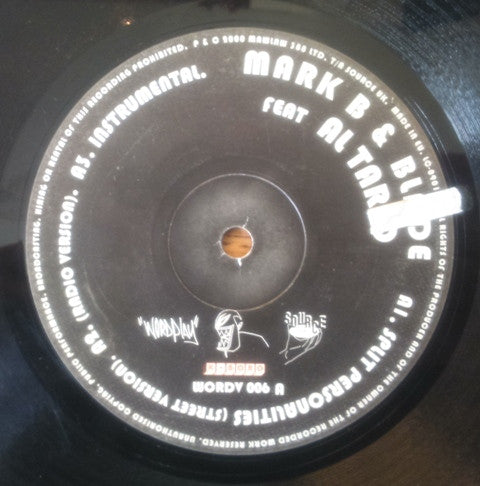 Mark B & Blade : Split Personalities / From The Word Lab (12")