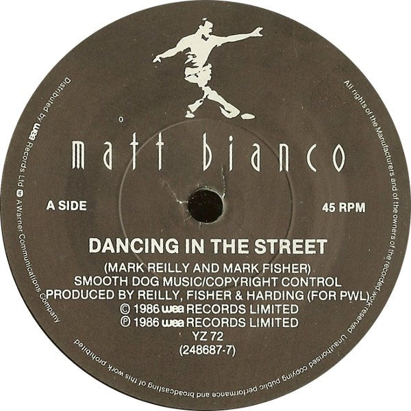 Matt Bianco : Dancing In The Street (7", Single)