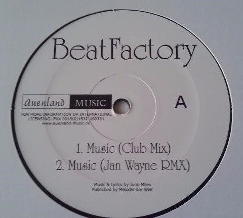 Beat Factory (3) : Music (12")