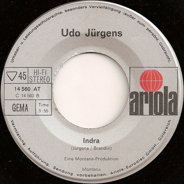 Udo Jürgens : Babuschkin (Wodka Gut Für Trallala - Liebe Gut Für Hopsasa) (7", Single)