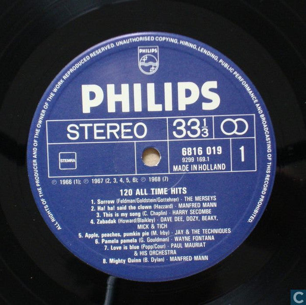 Various : 120 All Time Hits (8xLP, Comp + Box, Club, Ltd)