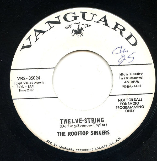 The Rooftop Singers : Sail Away Ladies (7", Single, Promo)