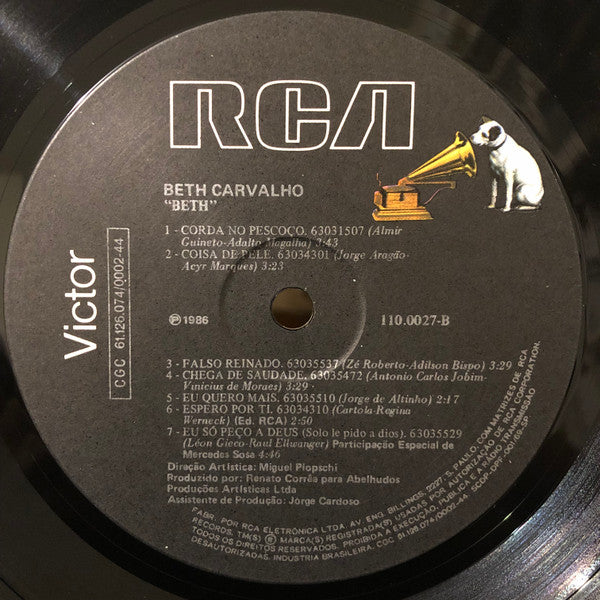 Beth Carvalho : Beth (LP, Album)