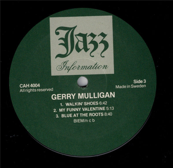 Gerry Mulligan : In Sweden (2xLP, Album, RE)