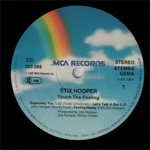 "Stix" Hooper : Touch The Feeling (LP, Album)