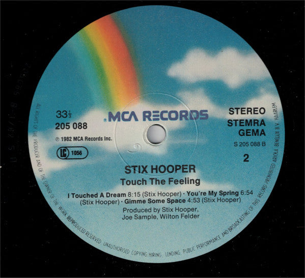 "Stix" Hooper : Touch The Feeling (LP, Album)