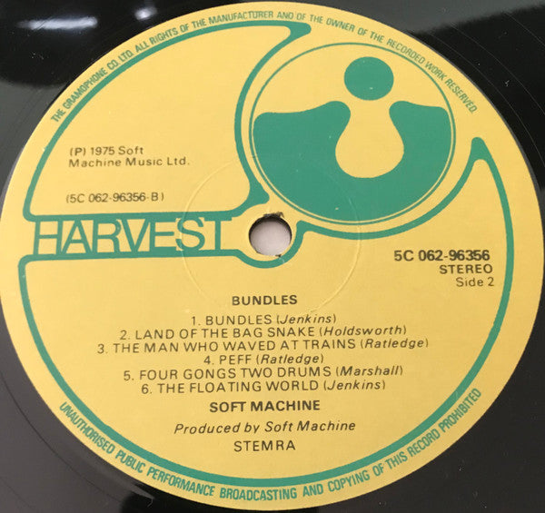 Soft Machine : Bundles (LP, Album)