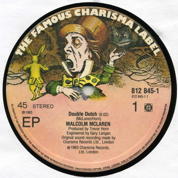 Malcolm McLaren : Double Dutch (New Dance Mix) (12", EP, Single)