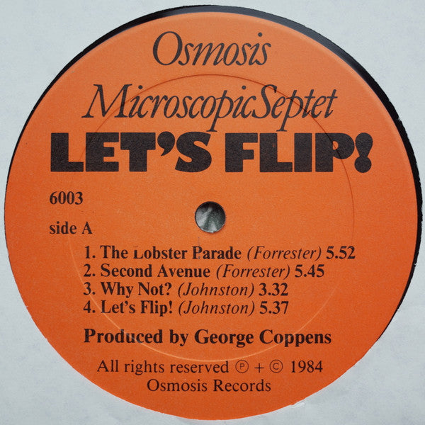Microscopic Septet : Let's Flip! (Live At Mephisto) (LP, Album)