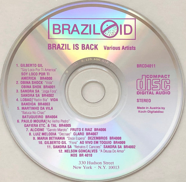 Various : Brazil Is Back Vol. 1 (CD, Comp)