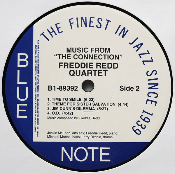 Freddie Redd Quartet With Jackie McLean : The Music From "The Connection" (LP, Album, Ltd, RE, RM)