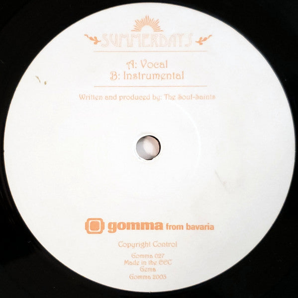 The Poets Of Rhythm : Summerdays (7", Single)