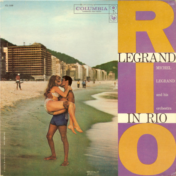 Michel Legrand And His Orchestra* : Legrand In Rio (LP, Album, Mono)